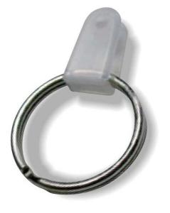 Plastic Snap Connector With Metal Split Ring (.75" dia.) Unassembled