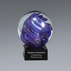 Art Glass 12 - Spherical Design - 3.5" x 4.5"