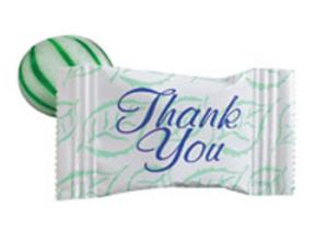 Stock Wrapped Individual Thank You Candy