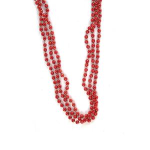 BEAD NECKLACE 33 '' RED (DZ)
