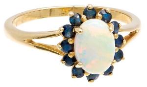 Opal & Sapphire Ladies' Ring