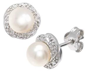 Sterling Silver & Freshwater Pearl Earrings