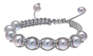 Braided Pearl Stretch Bracelet