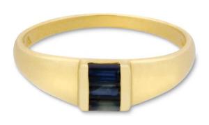 Ladies' 10k Yellow Gold Genuine Sapphire Ring