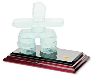 Frosted Inukshuk