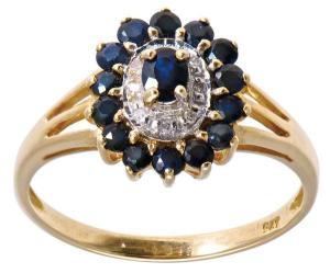 Sapphire & Diamond Ladies' Ring